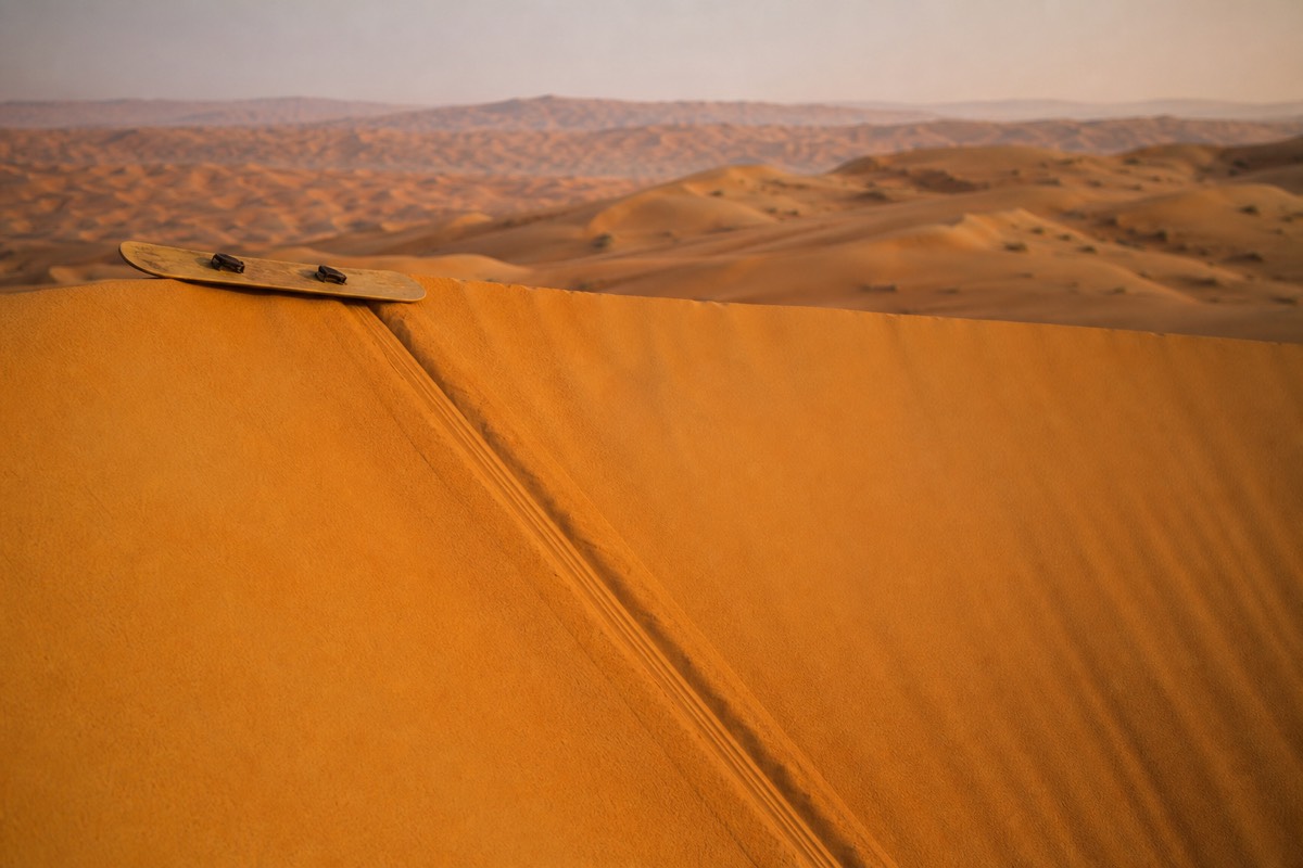 The golden dunes of Wahiba Sands, Oman