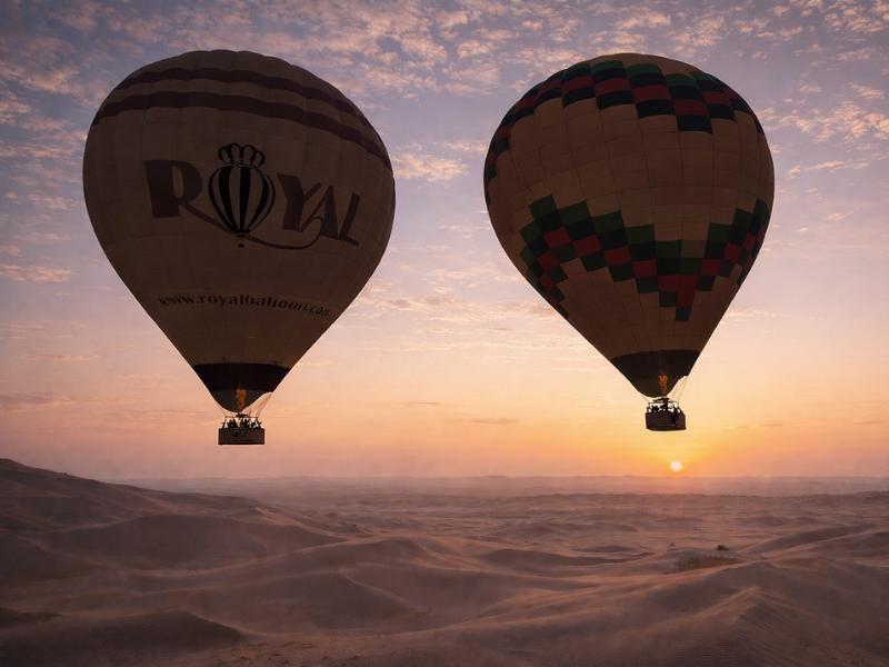 Wahiba Sands Sunrise Hot Air Balloon Adventure Tour