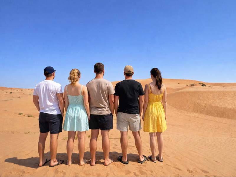 our team in Wahiba Sands